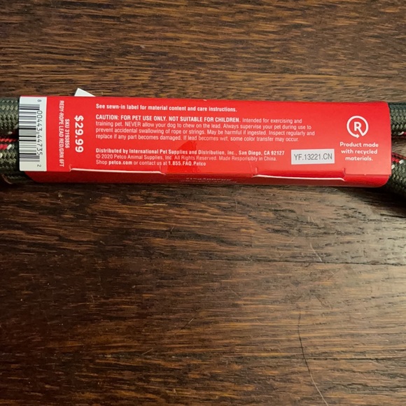 NWT Reddy Dog Lead Leash 6ft Leather Handle *ALL PROCEEDS GO TO ANIMALS* - Picture 5 of 9